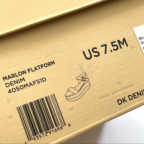 Michael Michael Kors Women's Marlon Platforms Sandals 40S0MAFS1D DK Denim PW19L - Picture 15 of 16